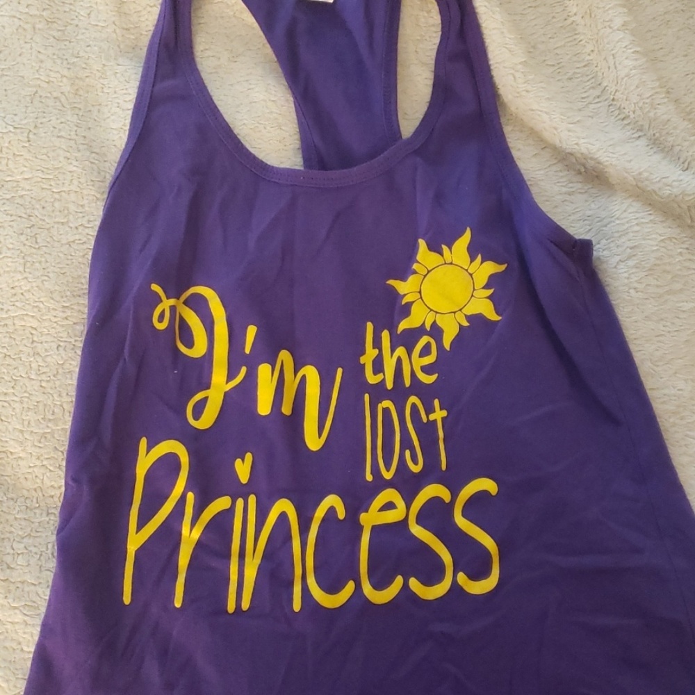 Tangled disney inspired tank